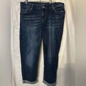 Maurice’s cropped jeans. Size 13/14 regular